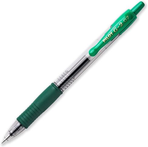 Pilot G-2 Retractable Gel Ink Rollerball Pens - 0.7mm Nib Tip - Wallet Set of 6 - Blue Green Tones in Saudi Arabia