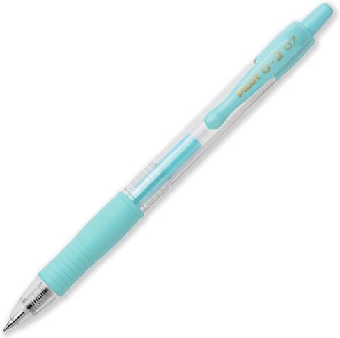 Pilot G-2 Retractable Gel Ink Rollerball Pens - 0.7mm Nib Tip - Wallet Set of 6 - Blue Green Tones in Saudi Arabia