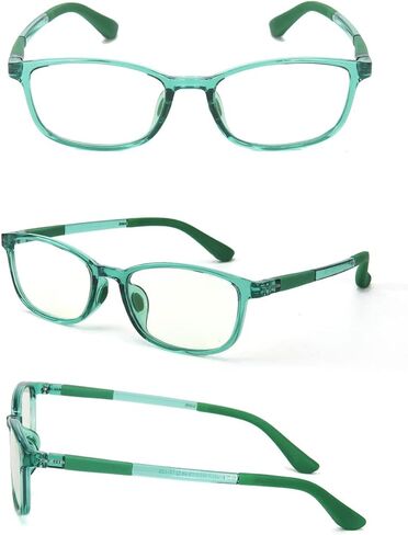 Fawziya Blue Light Glasses Rectangle Eyeglass Frame For Kids Over 15 Years And Older in Saudi Arabia