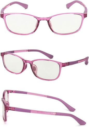 Fawziya Blue Light Glasses Rectangle Eyeglass Frame For Kids Over 15 Years And Older in Saudi Arabia