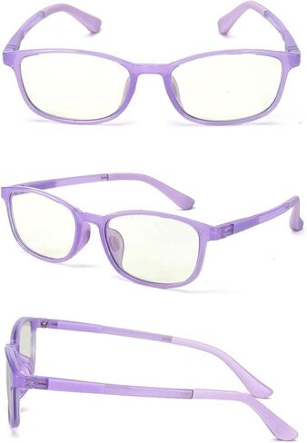 Fawziya Blue Light Glasses Rectangle Eyeglass Frame For Kids Over 15 Years And Older in Saudi Arabia