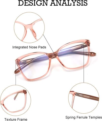 FEISEDY Blue Light Blocking Glasses Cat eye Eyeglasses Spring Hinge Computer Glasses for Unisex B4008 in Saudi Arabia