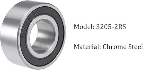 1pcs 3205-2RS Angular Contact Ball Bearing - [25mm Bore Dia x 52mm OD x 20.6mm Width] Sealed Bearings for Pumps Compressors Gearboxes in Saudi Arabia