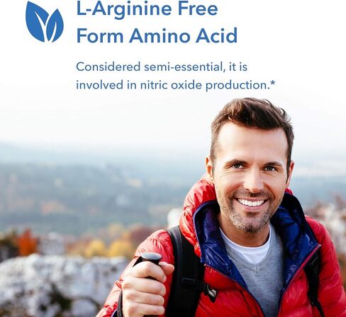 Allergy Research Group - L-Arginine 500 mg - Free Form Amino Acid, Blood Vessel - 250 Vegetarian Capsules in Saudi Arabia