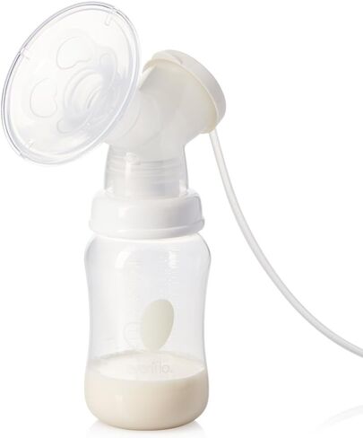محول مضخة الثدي من إيفينفلو لتوازن زجاجة الأطفال ذات الرقبة العريضة (عبوة من قطعتين)، أبيض (5142112) in Kuwait