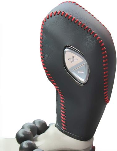 Black Genuine Leather Gear Shift Knob Cover for Ford Focus 2012-2018 / Ford Fiesta 2014-2019 / Fusion S Ford Fusion SE 2013-2016 /Ford Escape 2013-2019 /Ford C-Max 2013-2017 /Transit 2013-2020 in Saudi Arabia