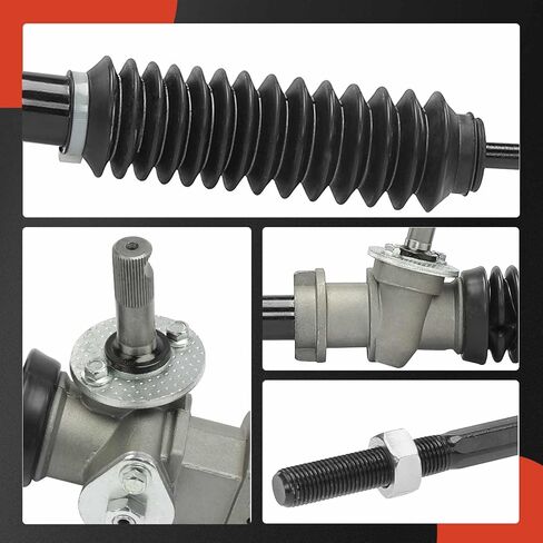 A-Premium - Electronic Power Steering Rack and Pinion Compatible with Volkswagen Jetta/Rabbit Convertible 1980-1984, Cabriolet 1985-1993, Rabbit 1978-1984, Rabbit Pickup, Scirocco, Replace# 175419061 in Saudi Arabia