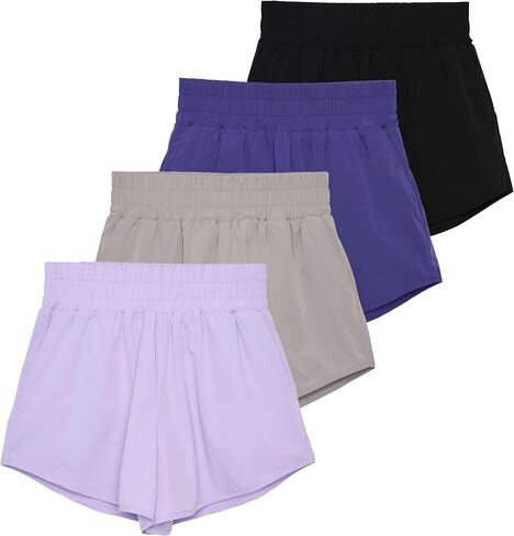Real Essentials Ladies Active High Waisted 2.5" Short in Saudi Arabia