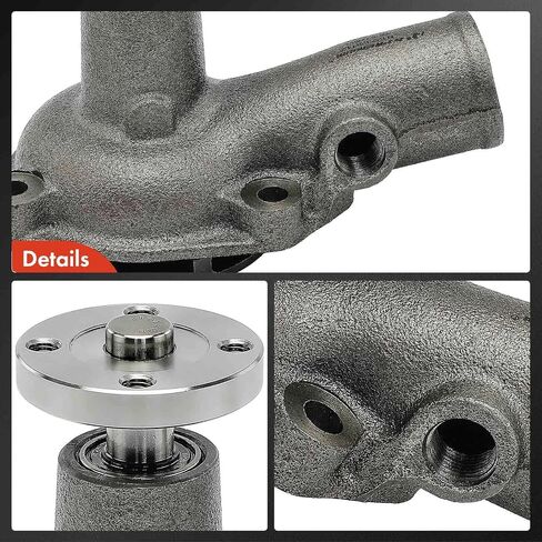 A-Premium Engine Water Pump Compatible with Ford Courier Sedan Delivery 1954-1958, Crestline 1954, Customline, Fairlane, Galaxie, Ranch Wagon & Mercury Colony Park, Commuter, Monterey, Villager in Saudi Arabia