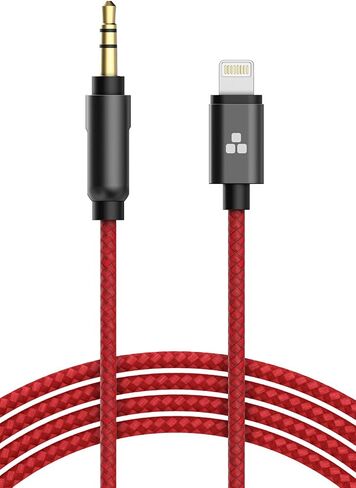 (معتمد من Apple MFI) كابل iPhone Aux Lightning إلى ذكر 3.5 مم (وصلة صوت iPhone إلى مقبس السيارة، سماعات الرأس ومكبرات الصوت) (رمادي) in Kuwait