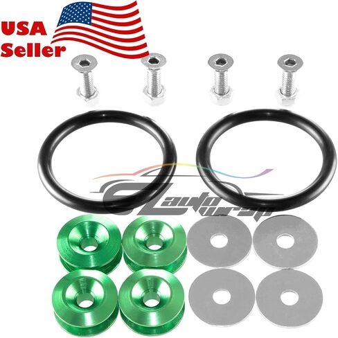 EZAUTO WRAP Blue Bumper Quick Release Fasteners for Car Bumpers Trunk Fender Hatch Lids Kit in Kuwait