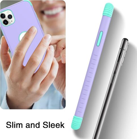 BENTOBEN for iPhone 11 Pro Max Cases, 2 in 1 Heavy Duty Rugged Hybrid Shockproof Hard PC Soft TPU Bumper Non-Slip Protective Girls Women Boy Men Phone Case Cover for iPhone 11 Pro Max 6.5" 2019, Black in Saudi Arabia