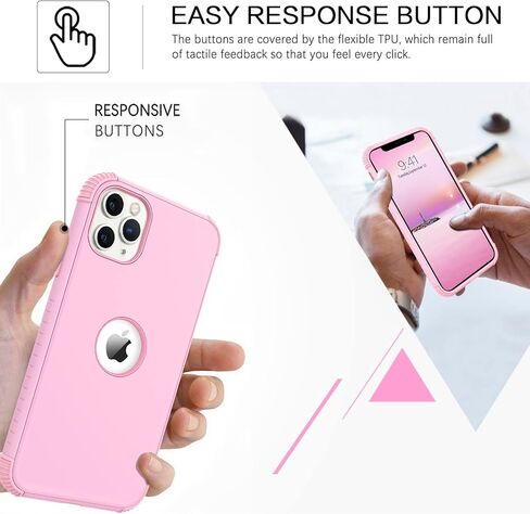 حافظة BENTOBEN iPhone 11 Pro Max، 2 في 1 رفيعة التحمل متينة هجينة مقاومة للصدمات ناعمة من البولي يوريثان الحراري الصلب الواقي للفتيات والنساء والأولاد والرجال لهاتف iPhone 11 Pro Max 6.5 بوصة 2019، أرجواني/أخضر in Kuwait