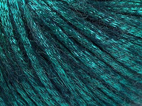 Ice Yarns Rock Star, Metallic Shine, Merino Wool Acrylic Polyamide Blend Yarn, 50 Gram (1.76 Ounces) 125 Yards (115 Meters) 4 Balls (Gold, Pink - 51553) in Saudi Arabia