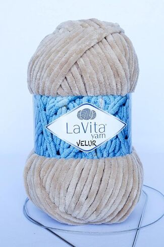 VELUR Hand Knitting Yarn, 5-Pieces Pack, 100% Micro Polyester Sports Yarn, 1 Ball 100 gr, 120 mt (7119) in Saudi Arabia