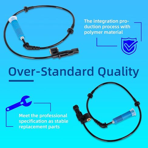 مستشعرات سرعة عجلة ABS الأمامية اليسرى لسيارات BMW 3 Series E46 Z4 E85 E86 - وحدة التحكم ABS 34526752681 in Kuwait