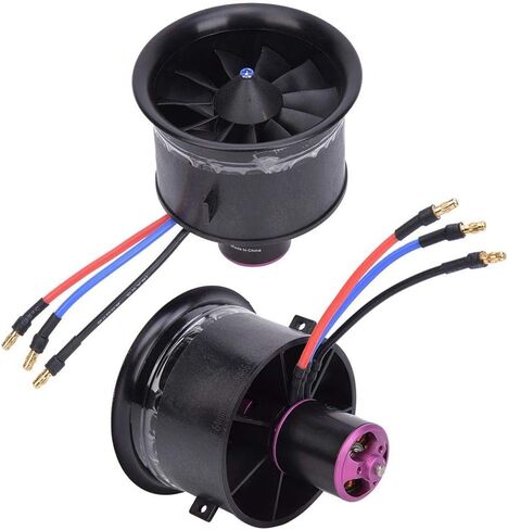 Life EDF 64mm 11-Blade Fan Propeller Tube with Brushless Motor for RC Remote Control Model Aircraft/Drone Accessories in Saudi Arabia