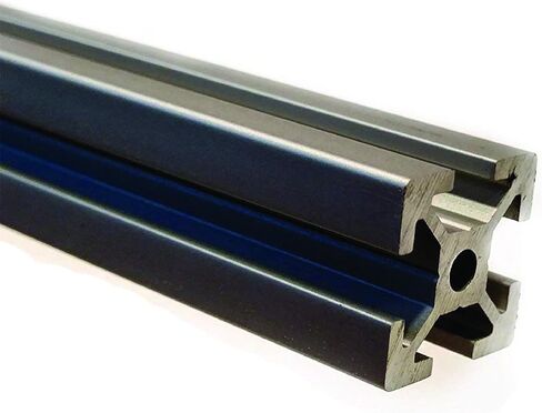 Silver Aluminum Extrusion 48" (1220 mm) Clear Anodize Misumi Series 5 (20mm x 20mm) - Compatible with All 5 Series Fasteners and Accessories - Infinitely Adjustable for Fast Prototyping - 4 Pack in Saudi Arabia
