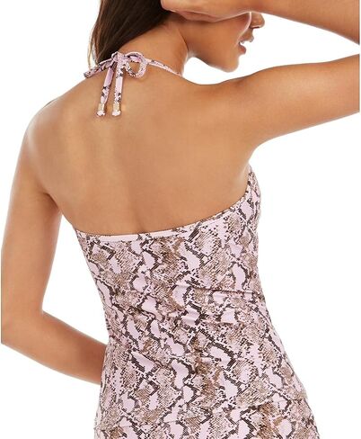 RACHEL Rachel Roy Women's Standard Strap with Circle Ring Halter Tankini Top in Saudi Arabia