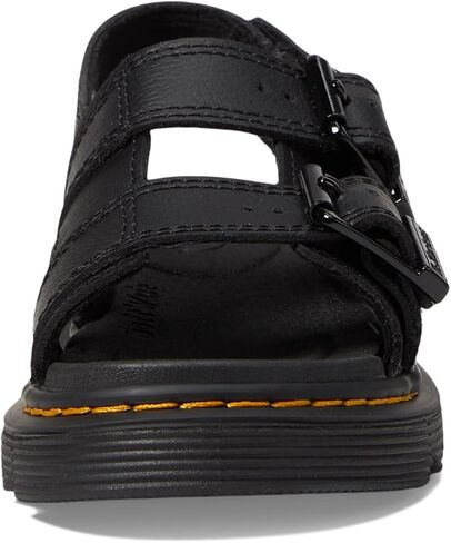 Dr. Martens Kid's Collection Varel (Little Kid/Big Kid) - Sandals for Kids - PVC and EVA Midsole - PVC Outsole Black 2 UK (US 3 Little Kid) M in Saudi Arabia