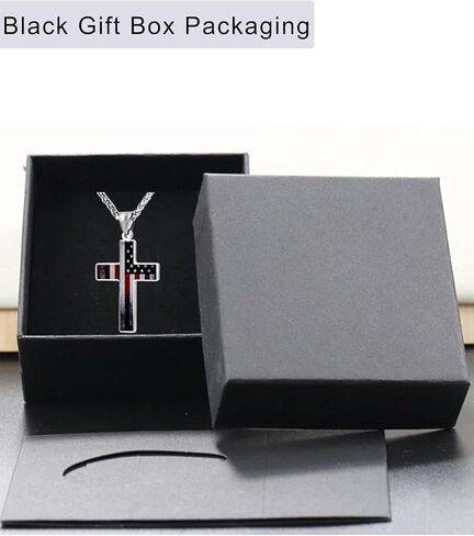 الصليب قلادة قلادة المجوهرات الدينية الوطنية هدية للرجال والنساء سلسلة فضية in Kuwait