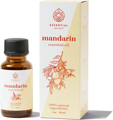 Mandarin Essential Oil - Premium Grade 100% Undiluted Essential Oil (1 oz.) | for Aromatherapy, Soaps, Lotions, & Candles | Vegan & Cruelty Free in Kuwait
