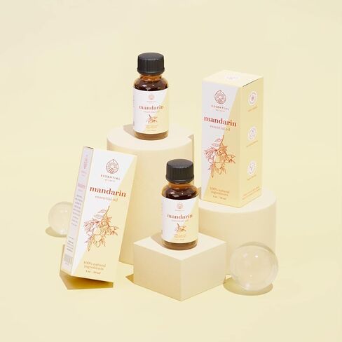 Mandarin Essential Oil - Premium Grade 100% Undiluted Essential Oil (1 oz.) | for Aromatherapy, Soaps, Lotions, & Candles | Vegan & Cruelty Free in Kuwait