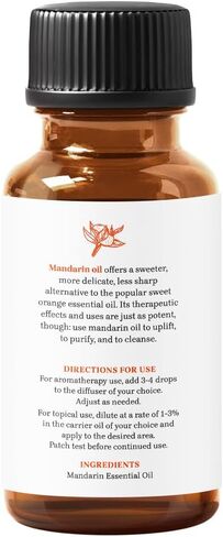 Mandarin Essential Oil - Premium Grade 100% Undiluted Essential Oil (1 oz.) | for Aromatherapy, Soaps, Lotions, & Candles | Vegan & Cruelty Free in Kuwait