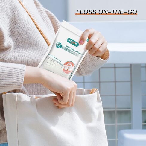Dental Floss Picks Dispenser-Automatic Pop Out Design 108 Count Professional Flossers-Perfect Tools for Oral Care-Perfect Against Tooth Decay in Saudi Arabia