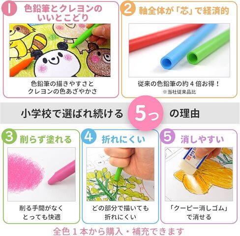 1 X Sakura Coupy Pencil 12 Colors Soft Case FY12-R1 in Saudi Arabia