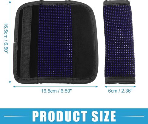 Universal Car Handbrake Cover Protector Bling Rhinestone Handbrake Decoration Cover Flannel Rhinestone Black in Saudi Arabia