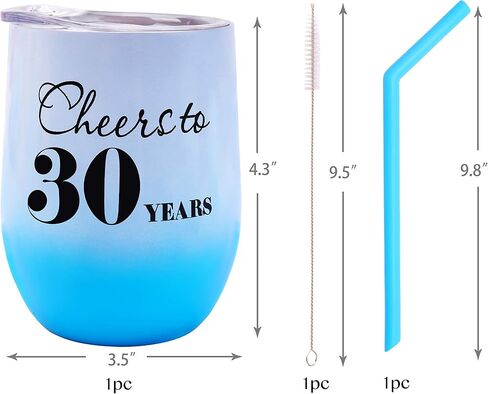 VeryMerryMakering 30th Birthday Gifts,30th Birthday Tumbler,30th Birthday Gifts for Women,Gifts for 30th Birthday Women,30th Birthday Decorations,Happy 30th Birthday Gift,30th Birthday Party Supplies in Saudi Arabia