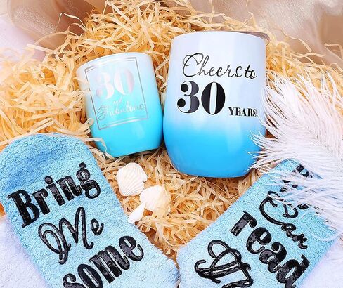 VeryMerryMakering 30th Birthday Gifts,30th Birthday Tumbler,30th Birthday Gifts for Women,Gifts for 30th Birthday Women,30th Birthday Decorations,Happy 30th Birthday Gift,30th Birthday Party Supplies in Saudi Arabia