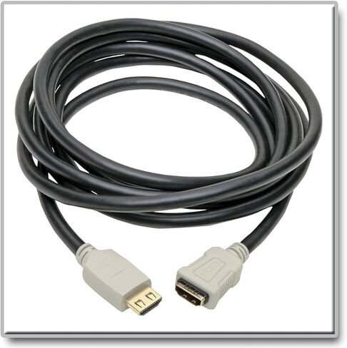 Tripp Lite High Speed 4K HDMI 2.0B Extender Cable with Gripping Connectors (M/F), Black, 10 ft. (P569-010-2B-MF) in Saudi Arabia