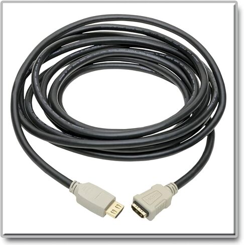 Tripp Lite High Speed 4K HDMI 2.0B Extender Cable with Gripping Connectors (M/F), Black, 10 ft. (P569-010-2B-MF) in Saudi Arabia