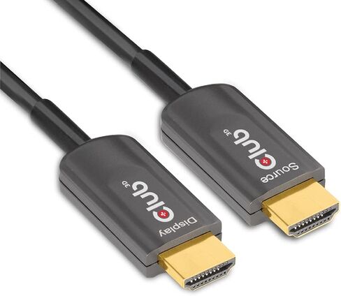 Club 3D CAC-1377 Ultra High Speed HDMI 2.1 Certified 4K 120Hz 8K 60Hz M/M Active Fibert Optical Cable 15m -49.2ft in Kuwait