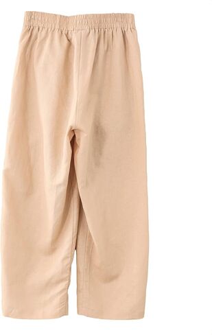 Amazhiyu Womens Linen Capri Pants with Pockets Full Elastic Waistband Casual Pants in Saudi Arabia
