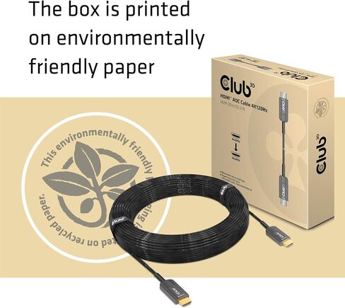 Club 3D CAC-1377 Ultra High Speed HDMI 2.1 Certified 4K 120Hz 8K 60Hz M/M Active Fibert Optical Cable 15m -49.2ft in Saudi Arabia