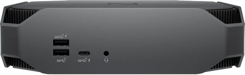 سطح المكتب HP Z2 G5 Mini Workstation School & Business (Intel i5-10500 6-Core، ذاكرة وصول عشوائي 24 جيجابايت، 4 تيرابايت PCIe SSD، Intel UHD 630، WiFi، بلوتوث، USB 3.2، منفذ عرض، أسود، Win11P) حزمة مع محور DKZ in Kuwait