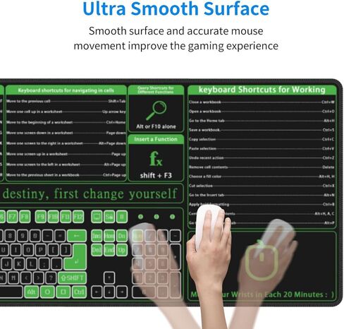 لوحة ماوس ألعاب بنمط رخامي سائل رخامي رقمي ساخن باللون الوردي الساخن، مقاس 31.5 × 11.8 بوصة، قاعدة مطاطية كبيرة ممتدة غير قابلة للانزلاق مع حواف مخيطة للمكتب المنزلي in Kuwait