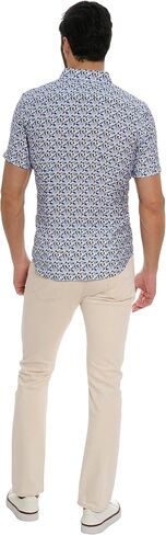 Robert Graham Men's Vance Short Sleeve Woven Shirt in Saudi Arabia