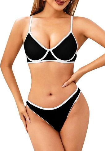 Women's high Waist Bikini Sexy Triangle Bikini Swimsuit in Saudi Arabia