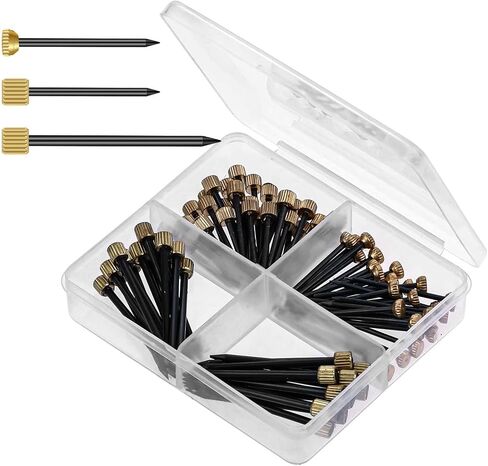 90Pcs Decorative Nails for Hanging 3 Sizes Wall Decorative Nails for Hanging Pictures Frame Kit, Hanging Hardware Tool Hangers for Claw Drywall Nails Small Medium Large Nails in Saudi Arabia