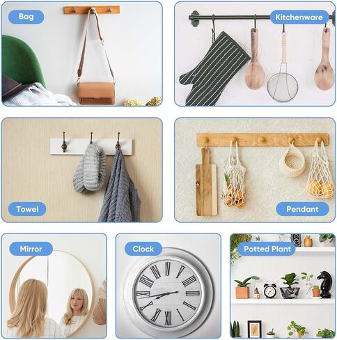 90Pcs Decorative Nails for Hanging 3 Sizes Wall Decorative Nails for Hanging Pictures Frame Kit, Hanging Hardware Tool Hangers for Claw Drywall Nails Small Medium Large Nails in Saudi Arabia
