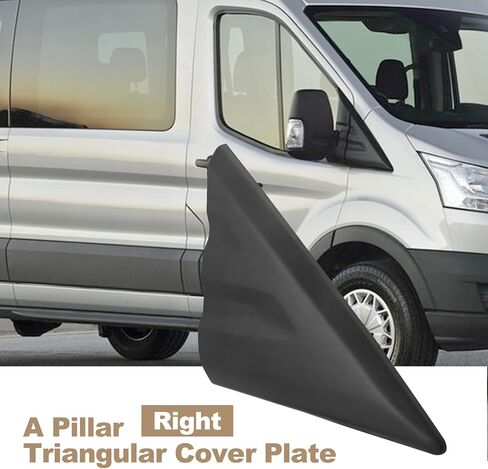 Right Side External Rearview Mirror A-Pillar Triangular Cover Plate Replacement for Ford Transit MK8 2014 2015 2016 2017 2018 2019 2020, BK31-V16004-AD BK31-V16003-AD in Saudi Arabia