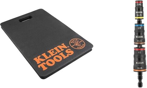 Klein Tools 60135 Kneeling Pads, Adult Men's Soft Thick Closed Cell Soft Foam Professional Tradesman Pro Pads with Handle in Saudi Arabia