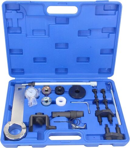 Engine Timing Tool Kit 22pcs Set Compatible with Audi VW VAG 1.8 2.0 TSI/TFSI EA888, with Additional VAS6341 Top Dead Center Indicator dial Gauge, T10170 Top Dead Center Indicator in Saudi Arabia
