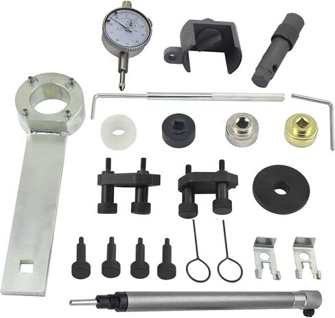 Engine Timing Tool Kit 22pcs Set Compatible with Audi VW VAG 1.8 2.0 TSI/TFSI EA888, with Additional VAS6341 Top Dead Center Indicator dial Gauge, T10170 Top Dead Center Indicator in Kuwait