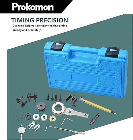 أداة توقيت قفل عمود الحدبات لمحرك Prokomon متوافقة مع محرك A-u-d-i VW 1.8 2.0 TSI TFSI(2006-2018) EA888، مجموعة أدوات توقيت عمود الحدبات (أصفر) in Kuwait