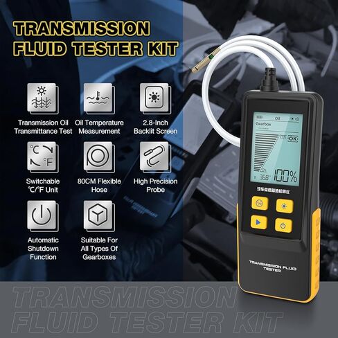 جهاز اختبار سائل ناقل الحركة، جهاز اختبار نفاذية زيت ناقل الحركة، جهاز قياس درجة الحرارة، جهاز اختبار زيت ناقل الحركة الرقمي مع مستشعر درجة الحرارة، أداة تشخيص السيارات، مجموعة اختبار السيارة in Kuwait
